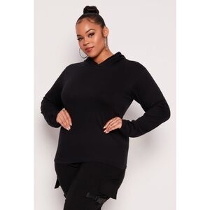 Black Hoodie Top